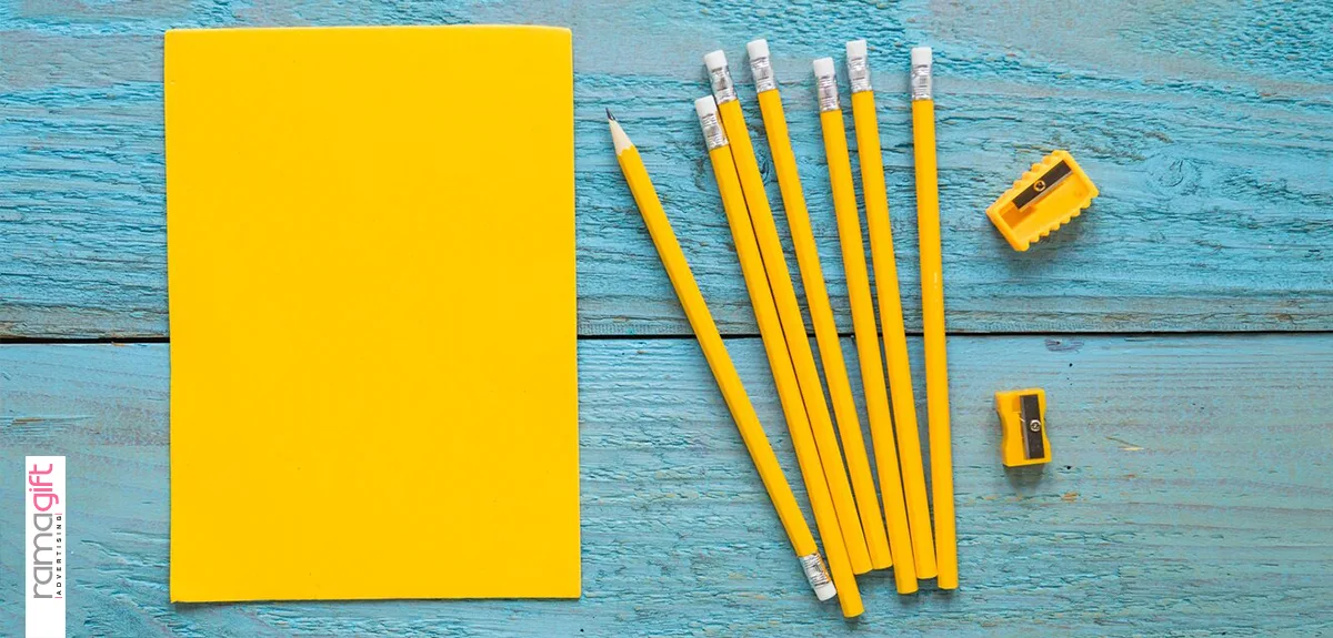 مداد تبلیغاتی زرد رنگ