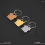 جاکلیدی فلزی طرح خانه کد K9