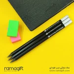 مداد مشکی دیپ نقره ای