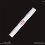 خط‌کش تبلیغاتی سفید 20‌سانتی