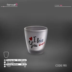 لیوان شیشه ای کد 180