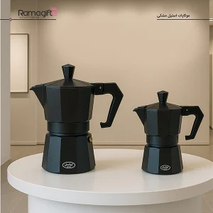 موکاپات استیل مشکی تبلیغاتی