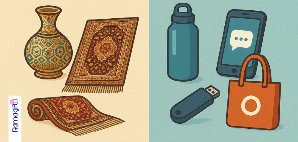 تفاوت هدایای تبلیغاتی سنتی و مدرن