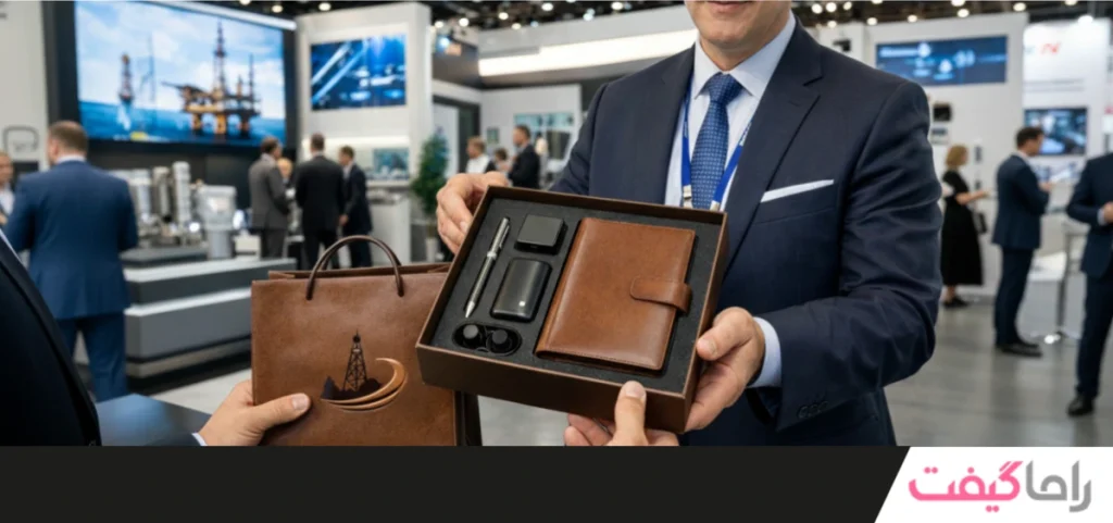 هدیه تبلیغاتی لوکس برای نمایشگاه نفت و گاز